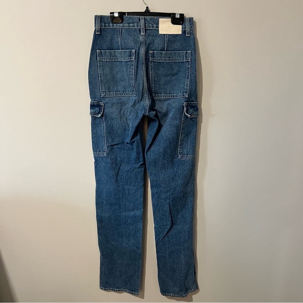GRLFRND HARPER HIGH RISE SLIM CARGO JEANS - Picture 12 of 12